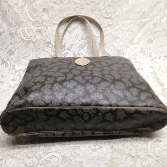 (SOLD) Yves Saint Laurent Large Coated Canvas Tote - Picture 10 of 16